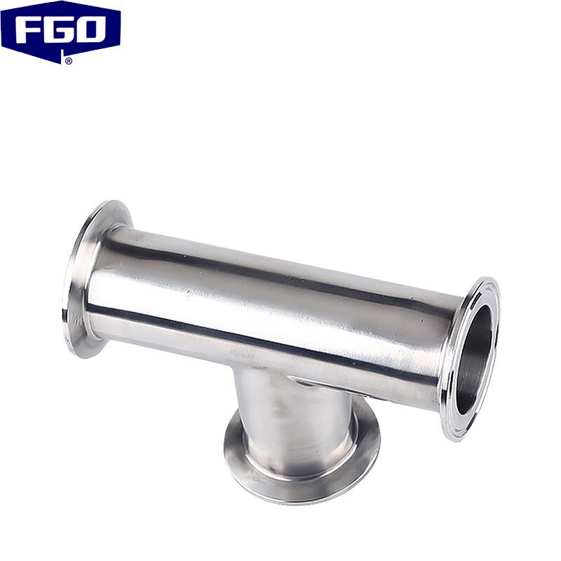 FGO 316L Stainless Steel Hygienic Quick Clamp Tee