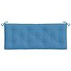 Garden Bench Cushion Melange Blue 120 x 50 x 7 cm Fabric