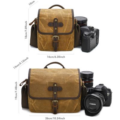 תיק כתף למצלמה מבד DSLR תיק דיגיטלי תיק צילום תיק יציאה יומיומי תיק לעדשות עמיד בפני שחיקה תיק שליחים