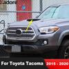 For Toyota Tacoma 2015 2016 2017 2018   Chrome Car Front Hood Engine Cover Trim Upper Grille Molding Strip Accessories