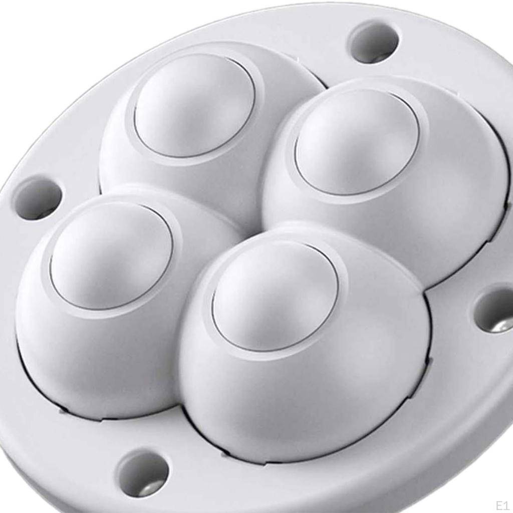 4Pcs Swivel Self Adhesion Caster Wheel Bedroom Home Pulley Universal for Coffee Tables