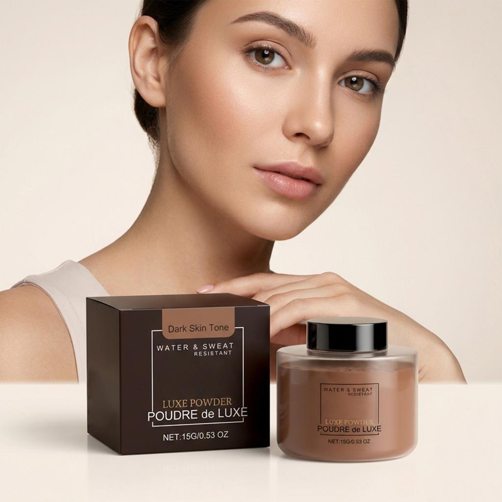 Soft And Smooth Setting Powder, Light And Adherent, Fine And Clear, Color-showing Makeup Setting Powder.
