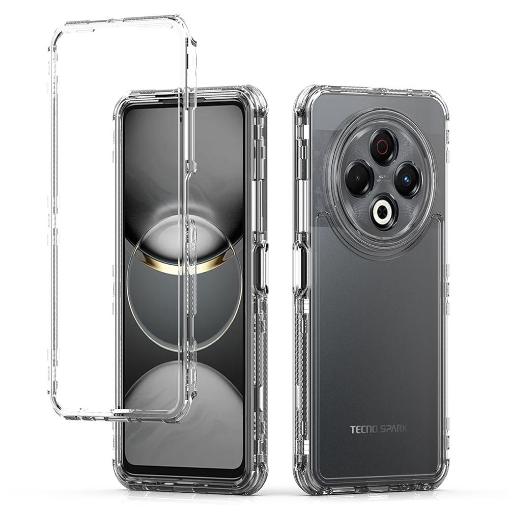

For TECNO Spark 30 4G Case Anti Scratch Acrylic TPU Clear Phone Cover As Shown A