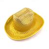 Sparkly Glowing Cowboy Hats Glinting Sequins Panama Hat for Party Halloween
