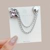 Pants Cuff Chain Magnetic Buckle No-Sew Pants Leg Anti-Dragging Magic Tool Clothing Cuff Rolling Edge Fixing Clip Invisible Adjustable Buckle