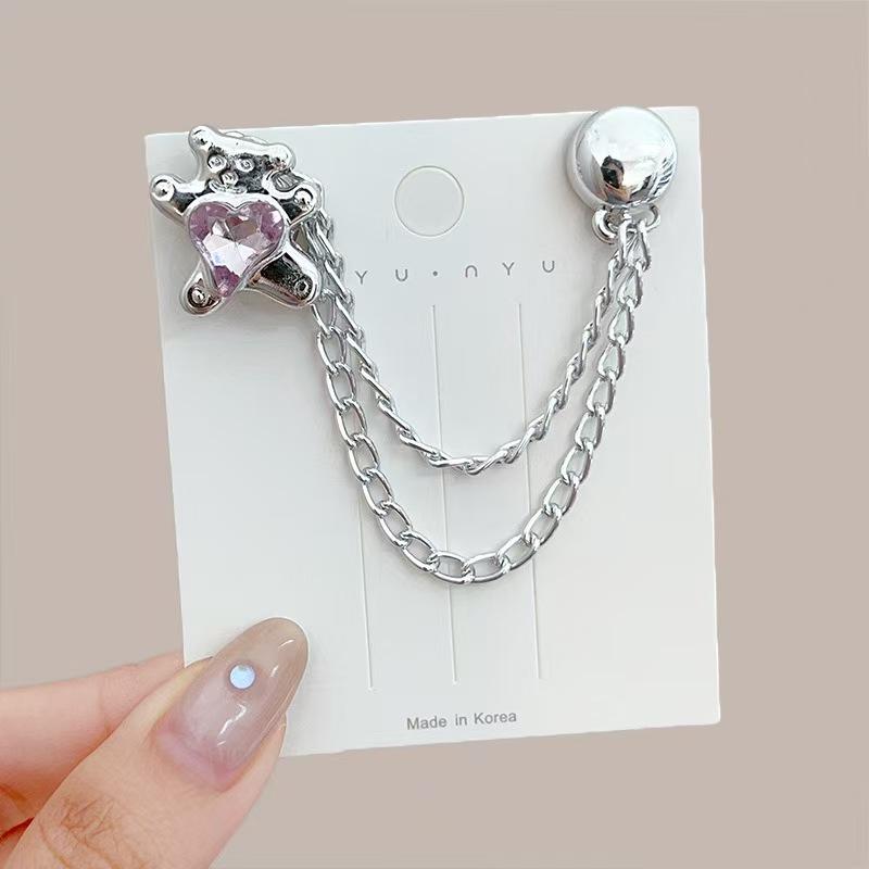 Pants Cuff Chain Magnetic Buckle No-Sew Pants Leg Anti-Dragging Magic Tool Clothing Cuff Rolling Edge Fixing Clip Invisible Adjustable Buckle