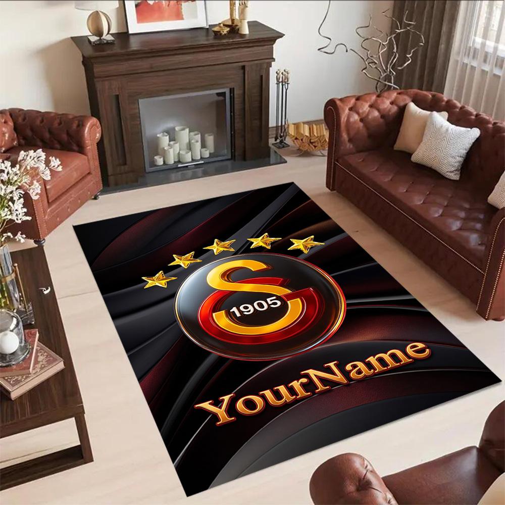 Galatasaray Personalized Text Floor Mat Perfect For Hallway Dining Room Living Rooms Decorate Room Antislip Carpet Office Home Decor