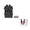 COEXISTENCE Polyester Backpack Unisex Black 31240