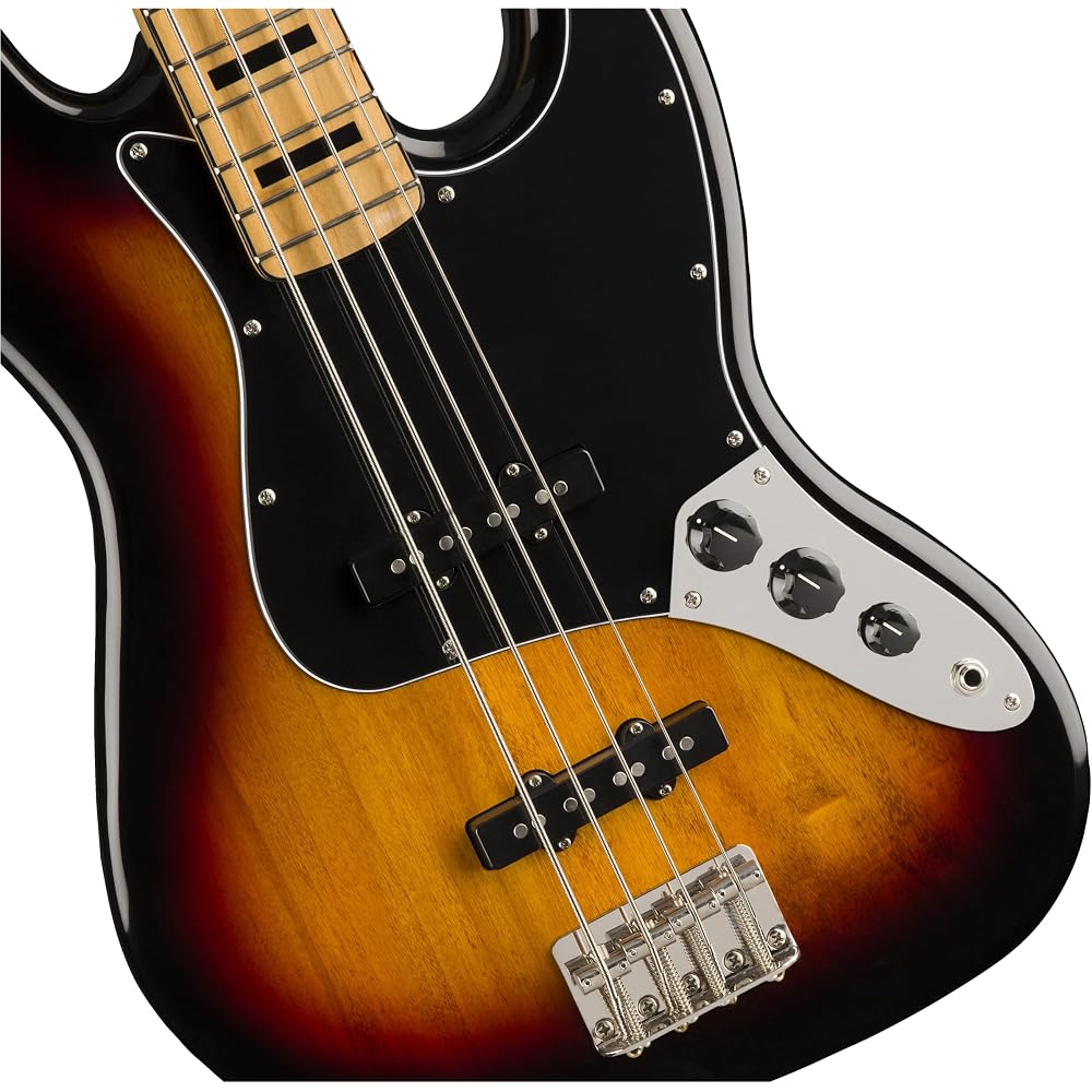 Squier by Fender Electric Bass Classic Vibe '70s Jazz Bass®, Maple Fingerboard, 3-Color Sunburst ...
