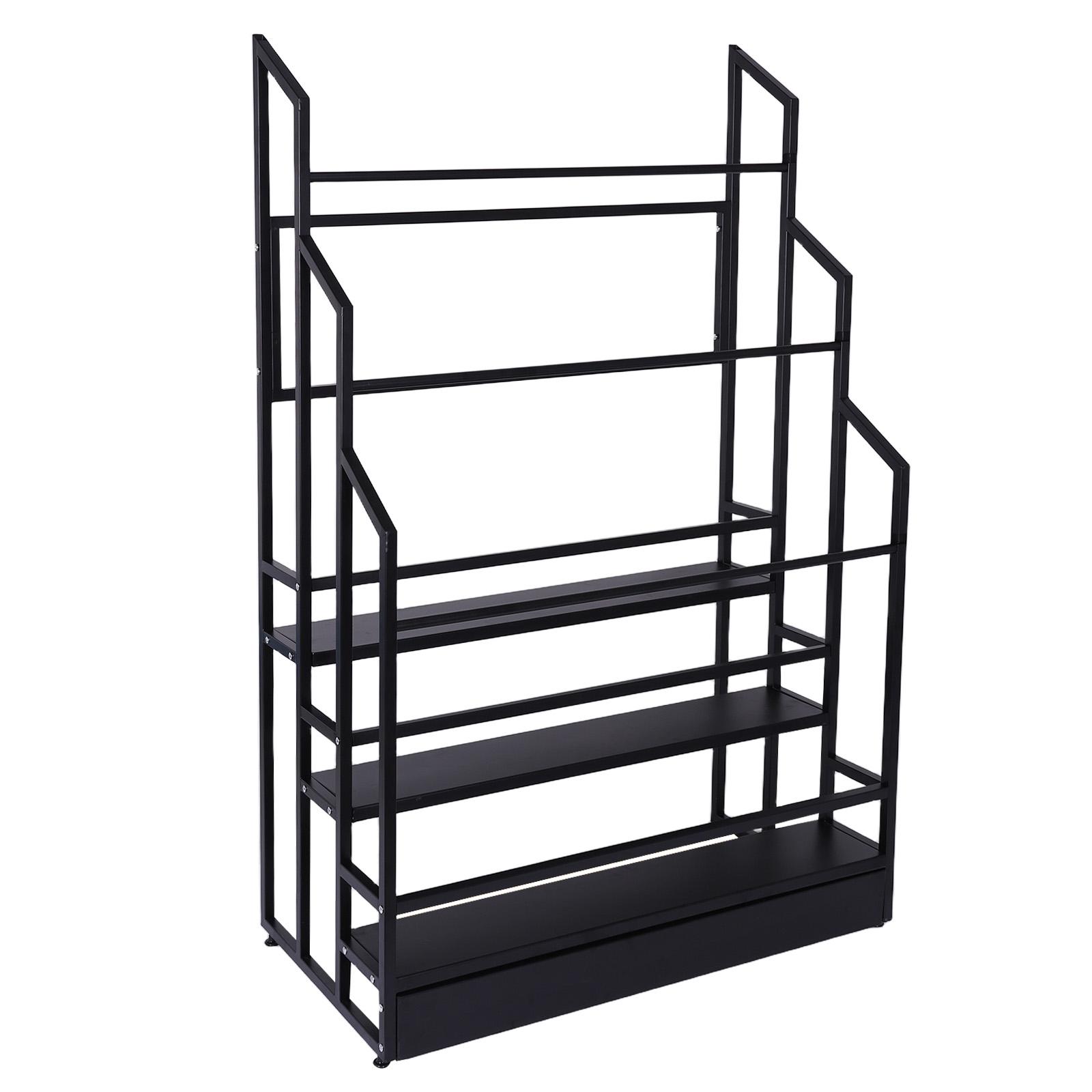 

Fabric Roll Storage Organizer 3 Tier Metal Display Rack Multipurpose Craft Roll Holder for Window Film PVC Vinyl Tablecloth Wrap
