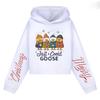 Kids Casual Fashion American Flag Printed Long Sleeve Hooded Sweatshirt