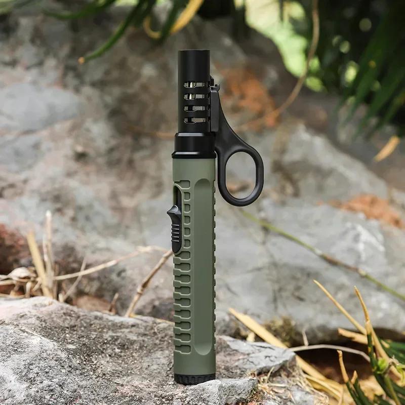 New Flamethrower Inflatable 1300° Outdoor Camping Ignition Portable Lighting Gun Stove Accessories Camping Barbecue Tool