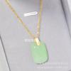 No Matter Brand Necklace Female Court Style And National Tide Retro Versatile Hetian Jade Pendant Collarbone Chain Accessories