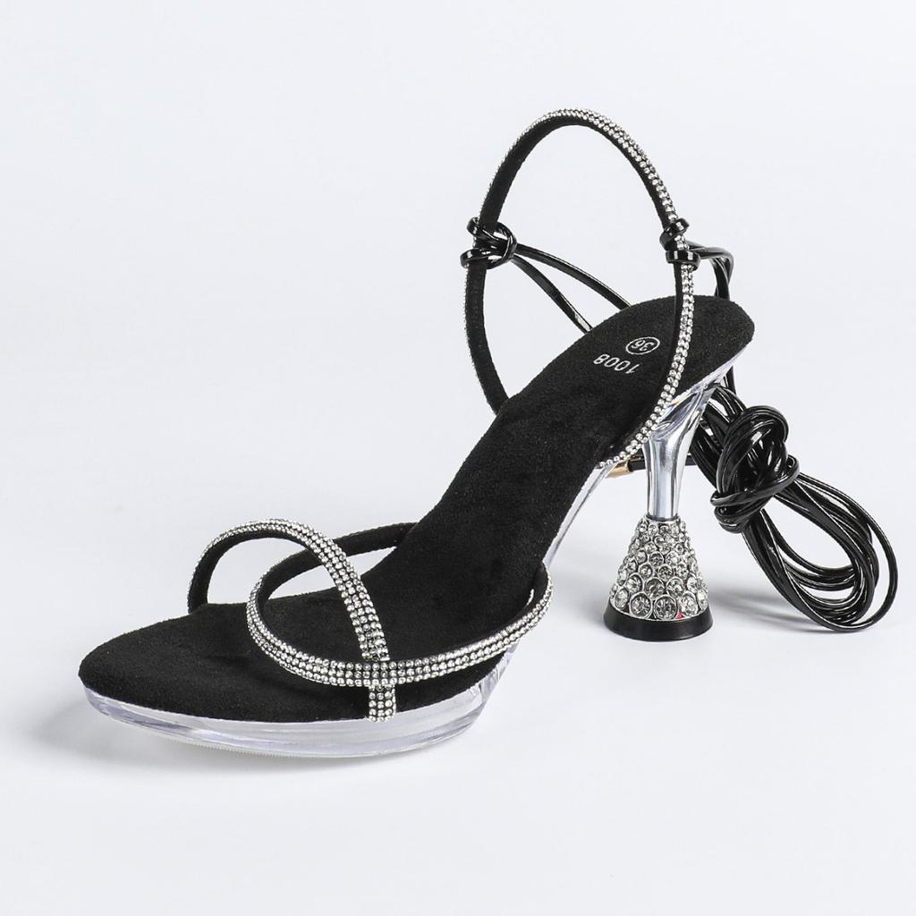MCLUBGIRL  Women's Summer Outer Wear 2025 New Summer Shoes Skirt Fairy Style Fine Heel Versatile Strap Sandals LFD-1008-8