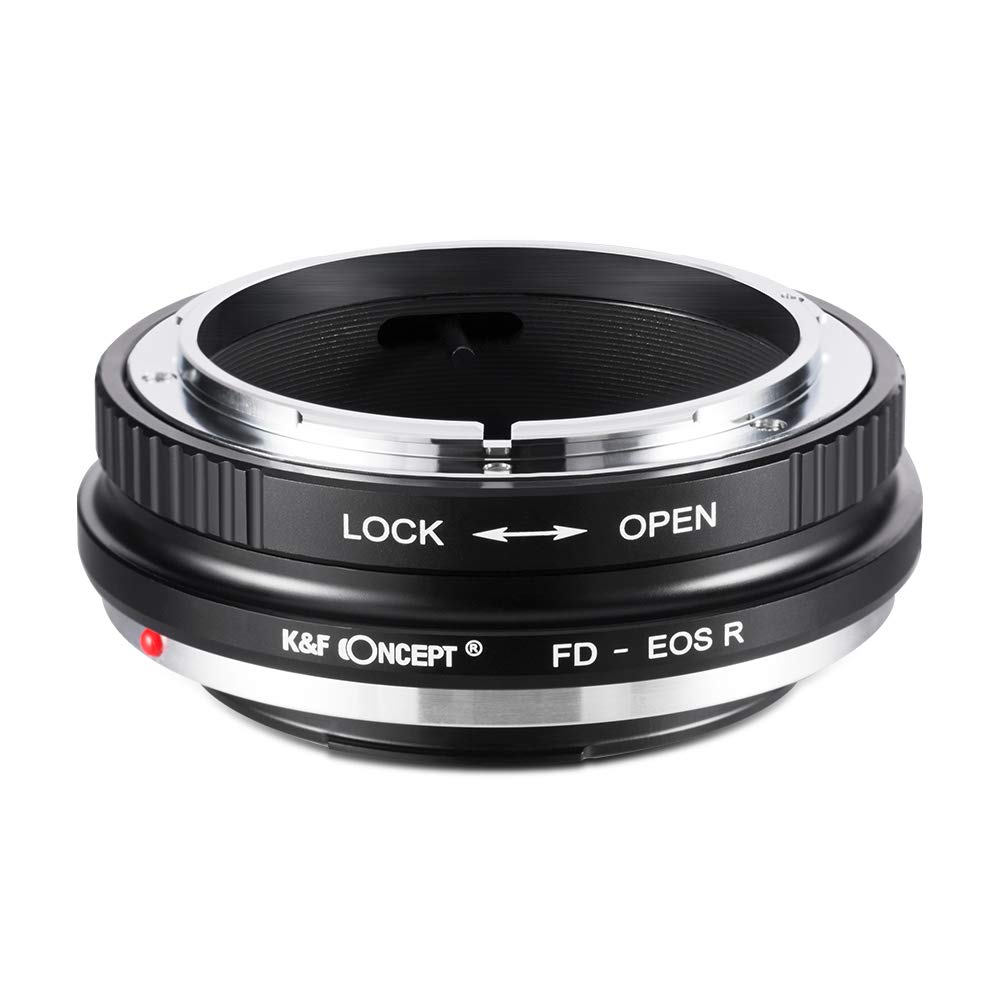 CONCEPT R Lens Adapter for Canon FD Lenses to Canon EOS R Infinity Focusing K&F FD-EOS Cameras, High-Precision