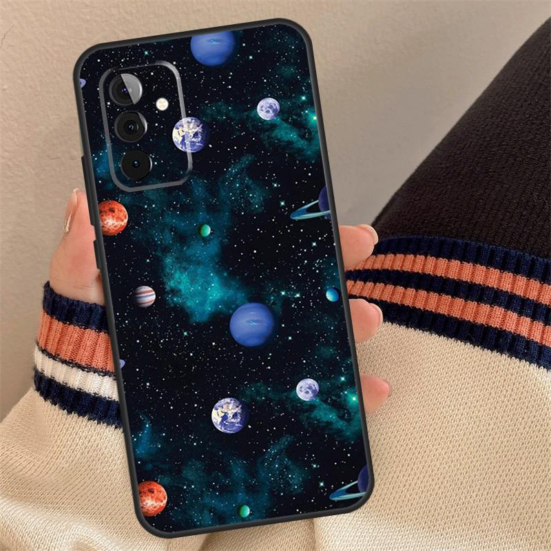 Planet Space Star Case For Samsung Galaxy A55 A35 A33 A53 A13 A23 A17 A06 A16 A56 A36 A54 A34 A14 A52 A32 A15