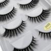 5 Pairs Multipack 3D Mink Lashes False Eyelashes Handmade Wispy Fluffy Long Lashes Natural Eye Makeup Tools Eye Lashes G806