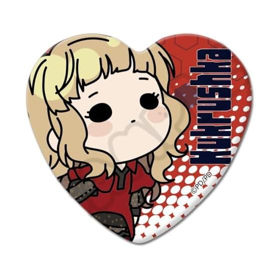 TV Anime GNOSIA ML [Kukrushka] Heart-Shaped Can Badge