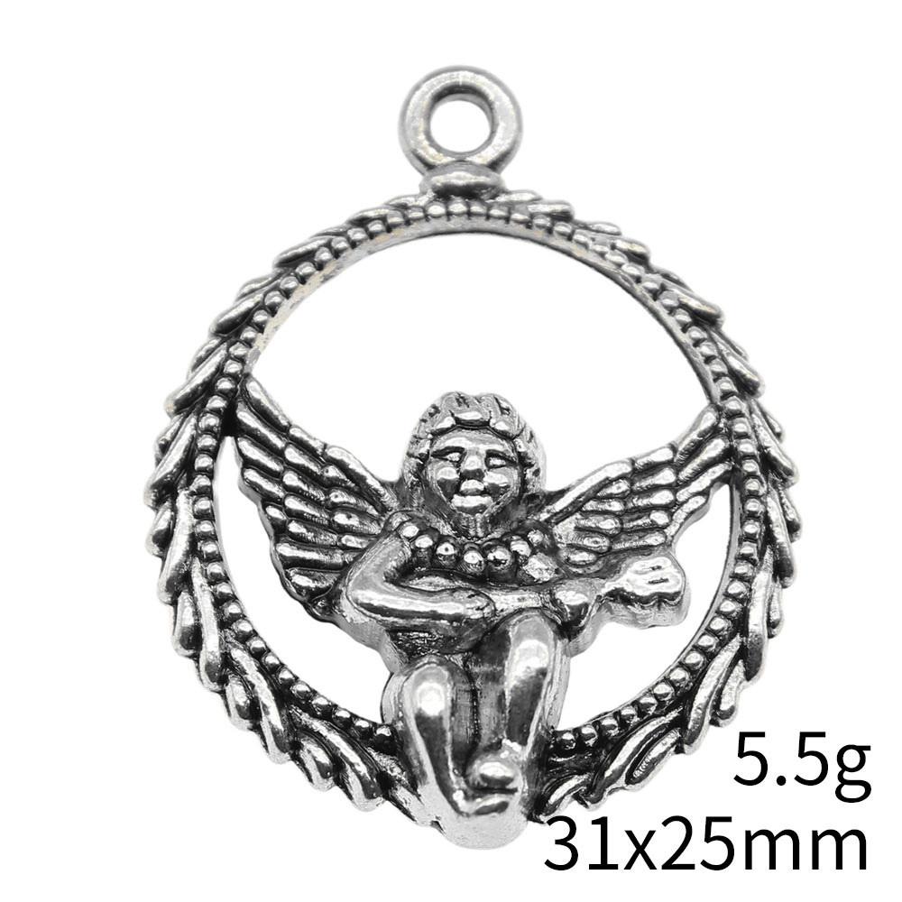Wedding Anniversary Big Charms Big Angel Charms Pendant Clearance Sale Items Man Pendant