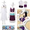 Cos One Piece Cos Cosplay White Costume With Nicorobin Character