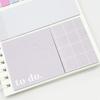 Portable Refillable Notepads Colorful Adhesive Index Label for Student Office Workers Note Taking Office School Supplies