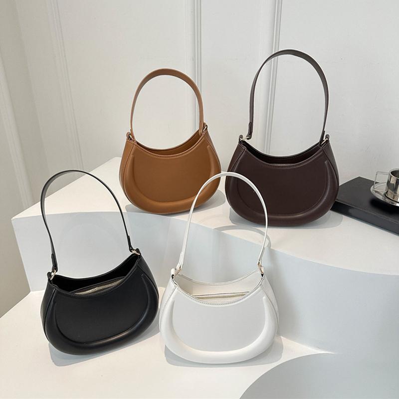 Saddle Small Crossbody Bags For Women Trend Designer Underarm Shoulder Bag PU Leather Ladies Handbags And Purses