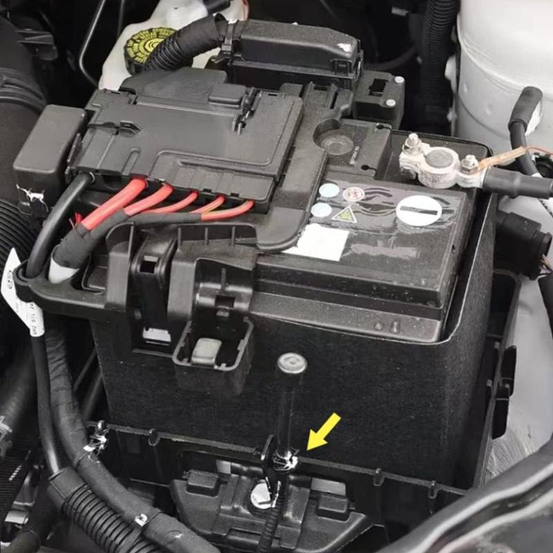 Car Battery Hold Down 1J0803219 Battery Holder Clamp with Bolt Fixed Bracket Auto Part Easy Installation