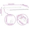 Electric Retractable Awning Yellow and White 3.5 X 2 M