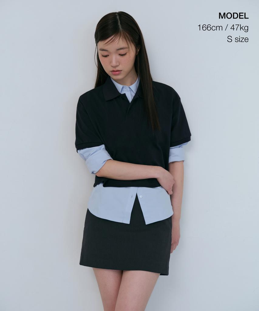 Musinsa Standard Woman Women'S Low-Rise Mini Skirt [Gray]