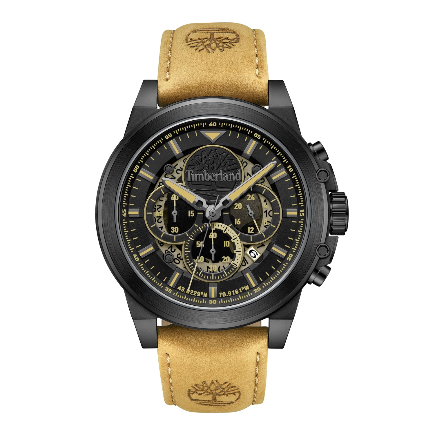 

Timberland FAST STRIKE TDWGB0056003 Brown Men s Watch, чорний