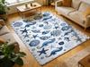Oceanic Sea Creatures Living Room Decoration Home Sofa Non-Slip Carpet Study Bedroom Tatami Children'S Soft Floor Mat