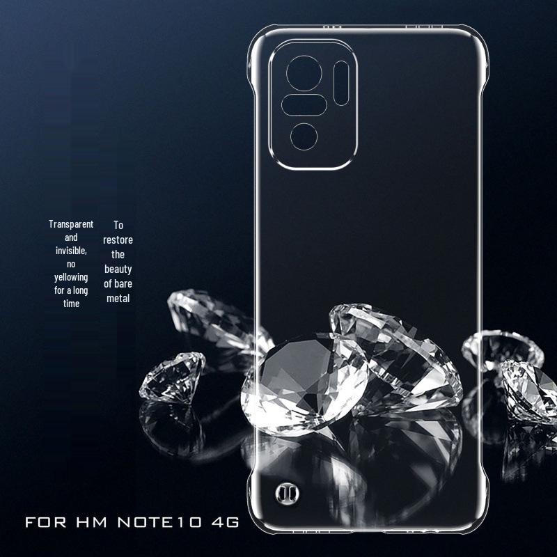 

Redmi Note 10/9 Phone Case: 4G/5G Transparent Protective Cover with Full Lens Coverage and Mirror Surface Redmi NOTE10PRO 5G