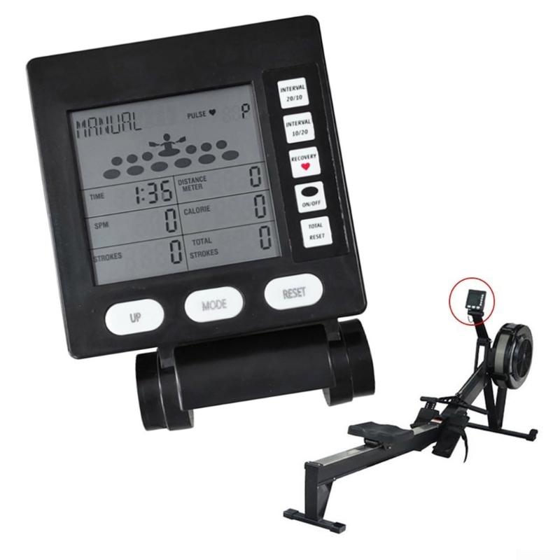 Home Rowing Machine Monitor Adjustable Odometer Speedometer Counter for Home Fitness Bike Device Rowing Machine Counter