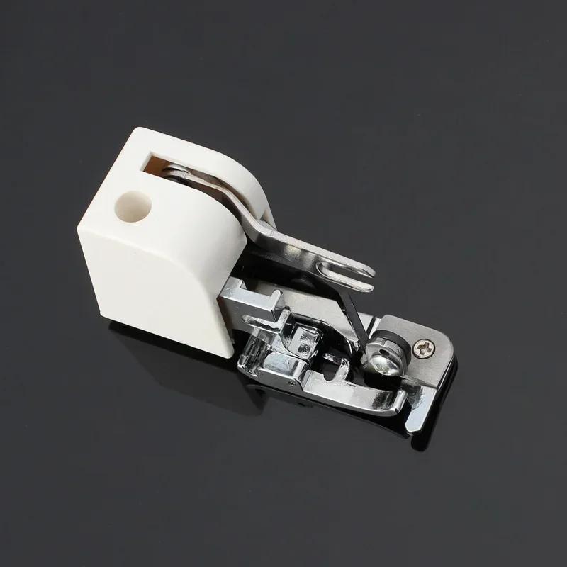 Industrial Overlock Presser Foot Built-in Side Cutter - Heavy Duty Stainless Steel Low Shank Sewing Machines CY-10 Compatible