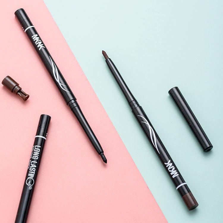 MKNK voděodolná gelová tužka na oční linky s dlouhou životností, která se nerozmazává - hnědá