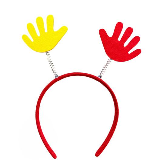

Kids Headband Non-Slip Base Stable Fit Spring Design Mark Flower Hand Decor Hair Hoop Children Day Performance Hair Accessory A