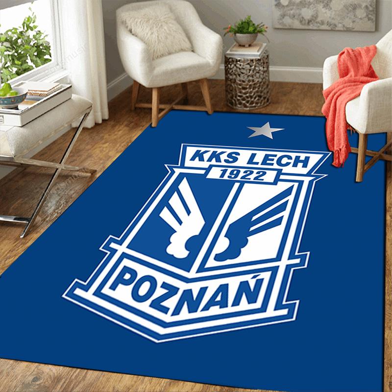 Tappeto con motivo Lech Poznan Tappetino per Pavimento per Soggiorno o Camera da Letto Tappeto Morbido e Confortevole un Regalo per Compleanno e Festa.