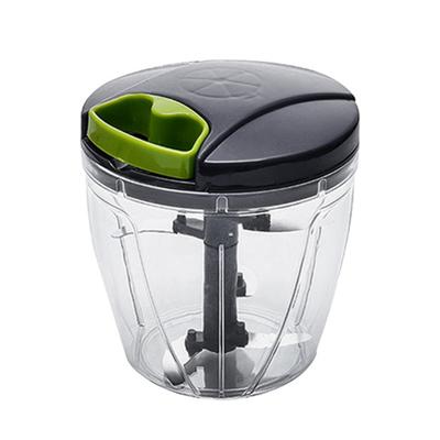 Sbucciatore d'aglio Tritatutto Manuale per Alimenti con Lame Affilate in Acciaio Inossidabile 420 Cipolle Verdure Frutta Frutta Secca Erbe Spremiaglio