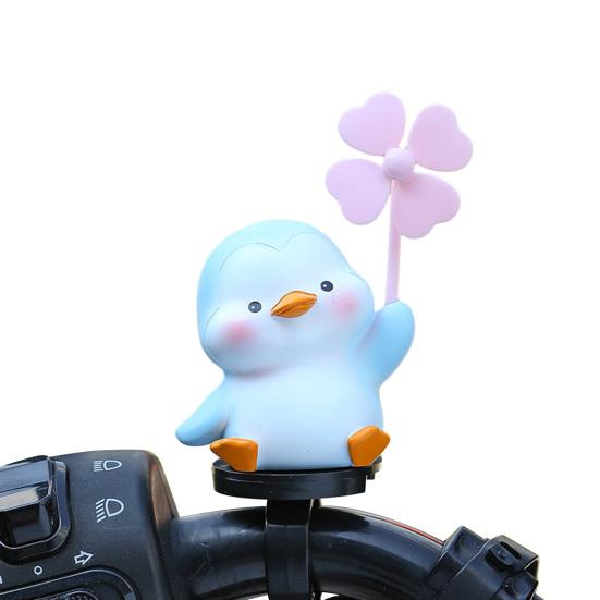 Bike Animal Decoration with Rotating Windmill Adorable Appearance Waterproof Animal Figurine Bicycle Accessories