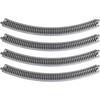 KATO N Gauge Curved Line R348-45° 4 Pack 20-132 Model Train Supplies