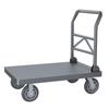 Compact Folding Hand Truck: Lightweight, Silent, Thickened Cart for Supermarkets and Express Handling