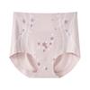 High Waist Butt Lifter Briefs Flowers Tummy Control Underwear Breathable Seamless Underpants  Women