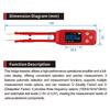 PZEM-039 Intelligent Tweezers LCR Digital Bridge Tester One Click Measurement Of Resistance Capacitance Inductance DC5V 1A