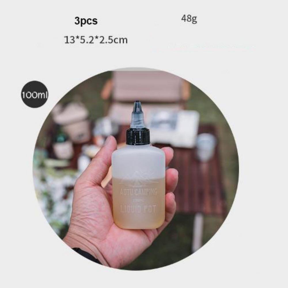 100ML Seasoning Bottles 13*5.2*2.5cm Camping Packaging Cans Barbecue Supplies