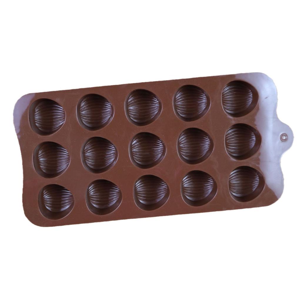 Handgemachte Schokoladenform DIY Süßigkeiten Gelee Puddingform Nussform Eis Silikonformen Kuchen Backwerkzeug
