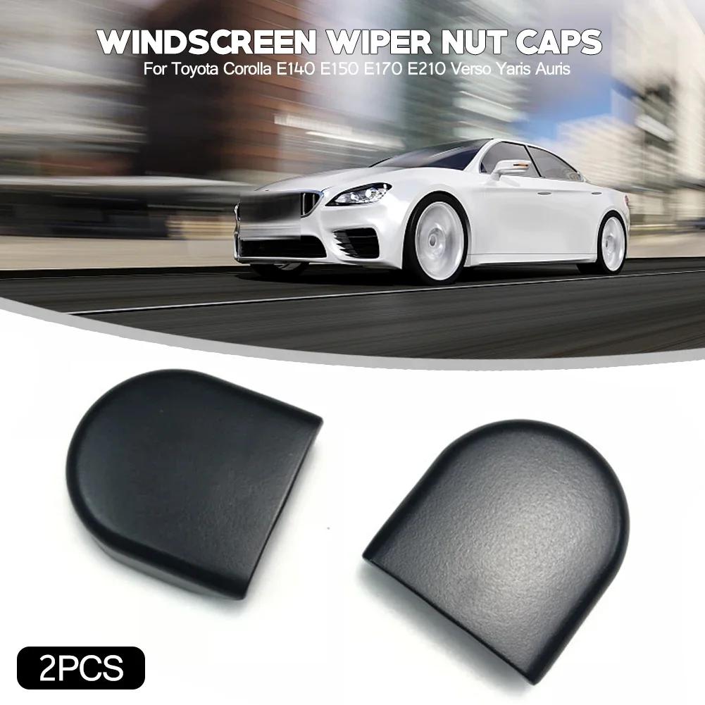 2X Front Wiper Arm Head Nut Cover Cap For Toyota Camry Xv30 2002-2006 Prius Xw20 Xw30 Xw50 2004-2019 Prius V 2012-2019