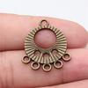 Accessoires Pièces Connecteur Boucle d'Oreille Rond Multi-Trous Fournitures de Bijoux de Mariage ZA044