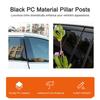 8Pcs Gloss Black Pillar Posts Cover Fit For Nissan X-Trail Rogue T32 2014- Door Window Moulding Trim Sitcker Accessories