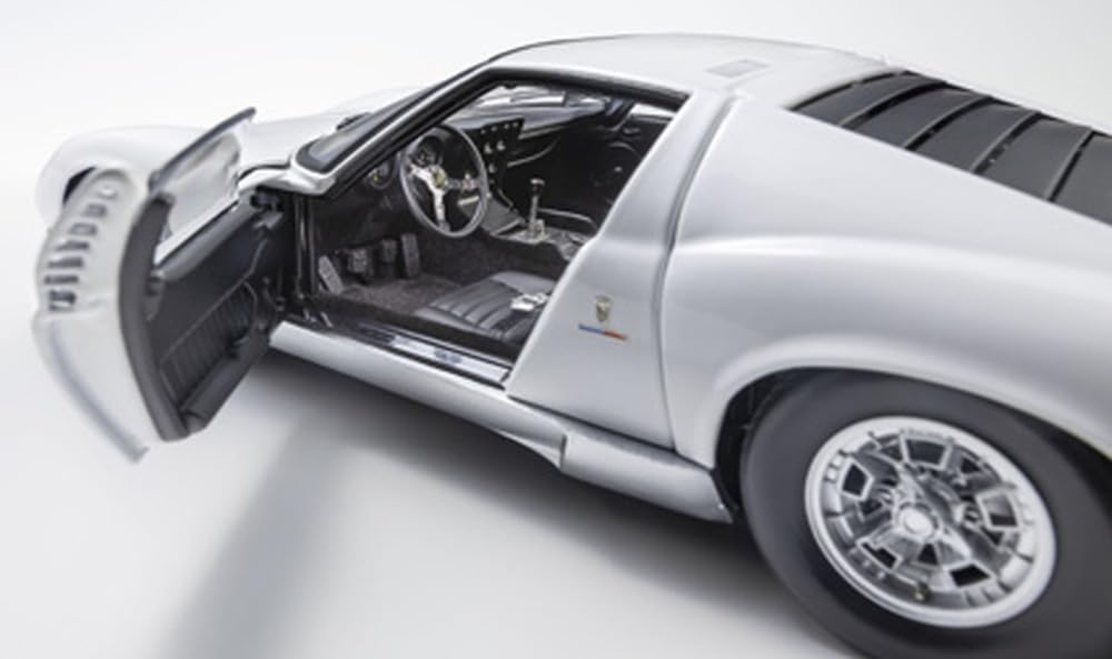 Kyosho Original 1/18 Scale Lamborghini Miura P400 (White) Finished Product KS08314W