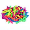 5/12Pcs Soft Caterpillars Stretch String Anti Stress Release Decompression Toy New Squeeze Toy  Kids
